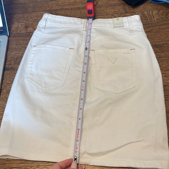 White Denim Guess Skirt - Picture 7 of 7